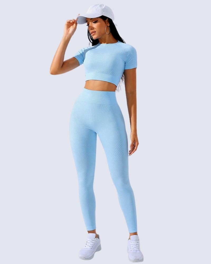 High-Waisted Sculpt Fit Yoga & Fitness Set