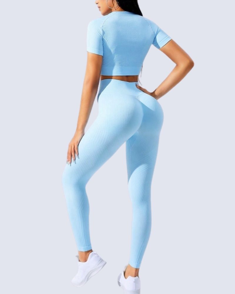 High-Waisted Sculpt Fit Yoga & Fitness Set