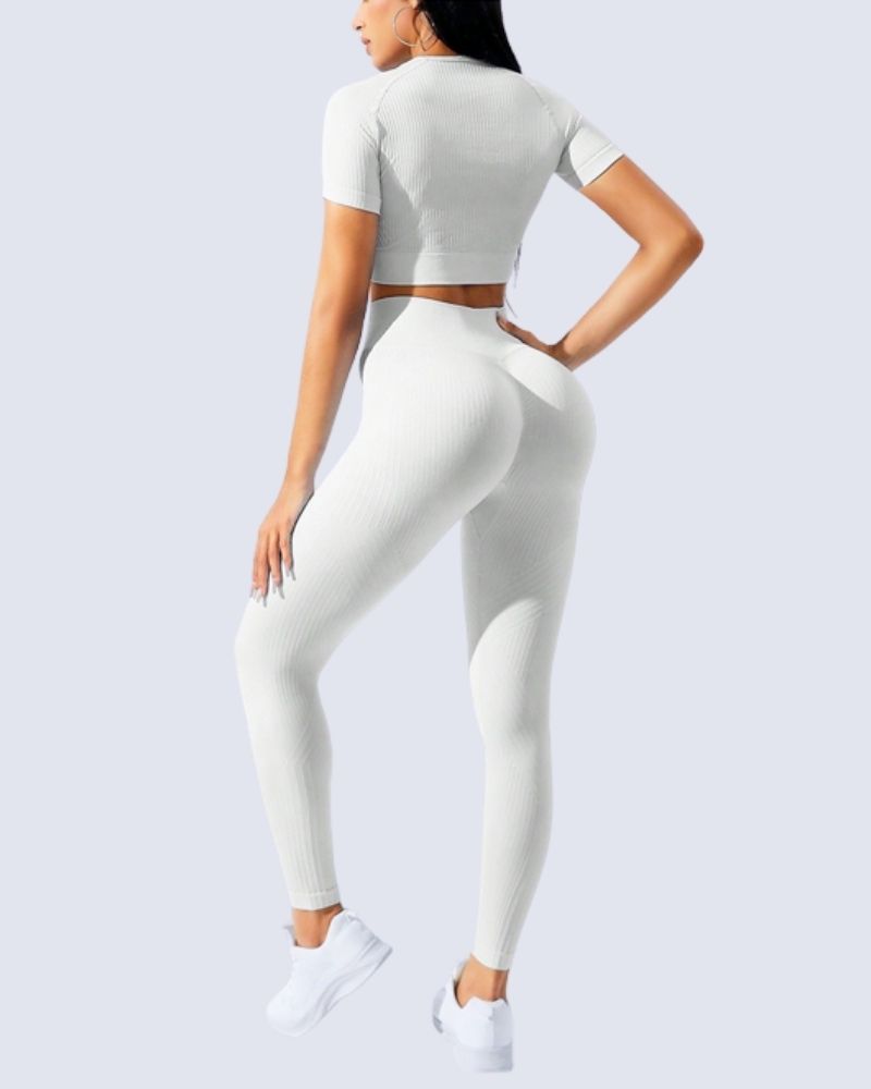 High-Waisted Sculpt Fit Yoga & Fitness Set