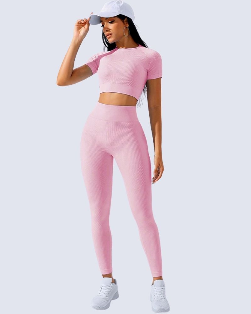 High-Waisted Sculpt Fit Yoga & Fitness Set