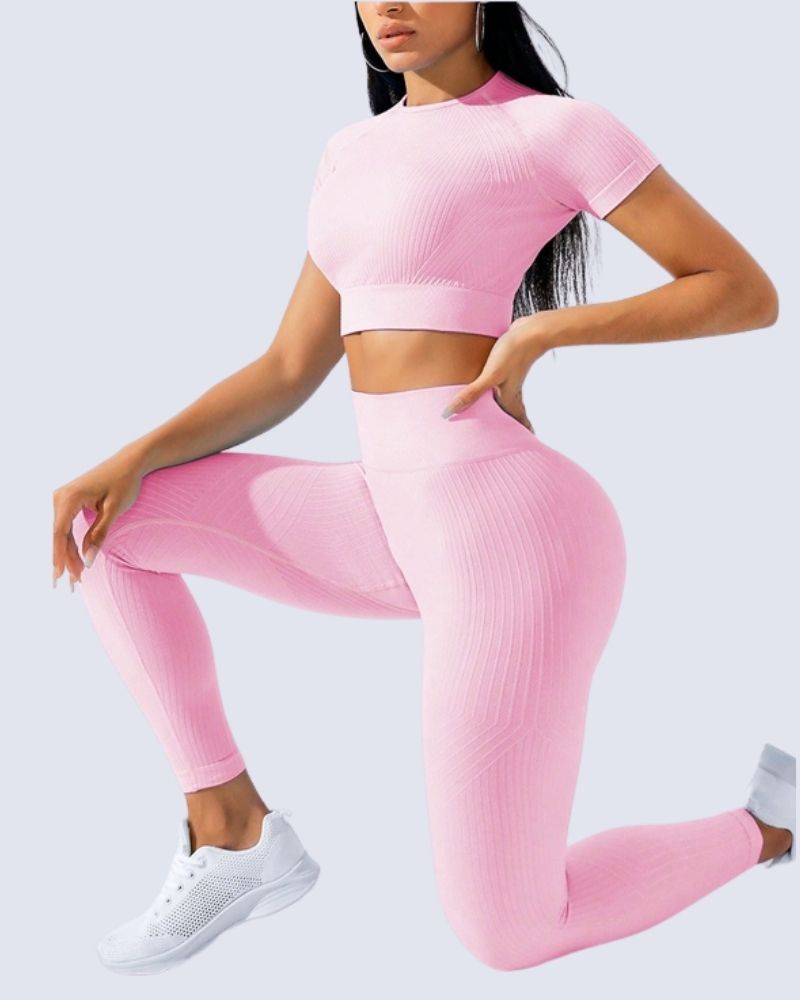 High-Waisted Sculpt Fit Yoga & Fitness Set