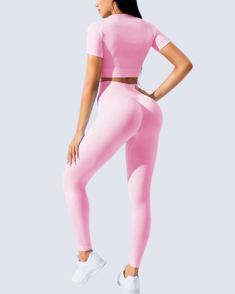 High-Waisted Sculpt Fit Yoga & Fitness Set