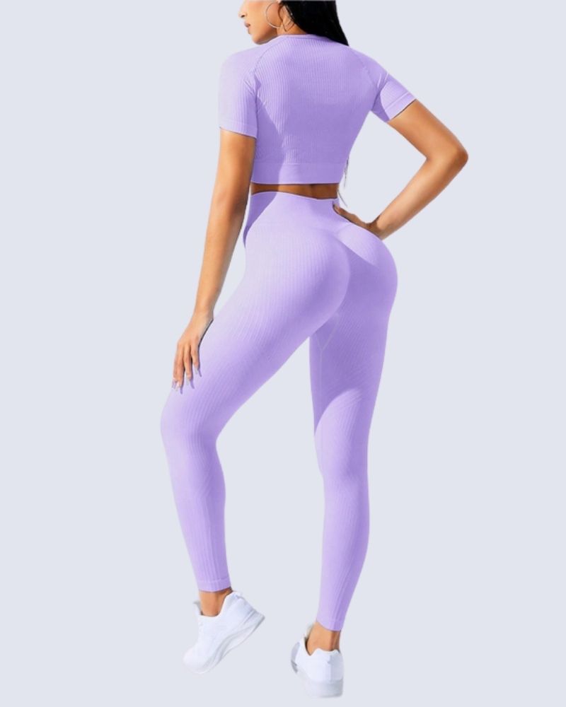 High-Waisted Sculpt Fit Yoga & Fitness Set