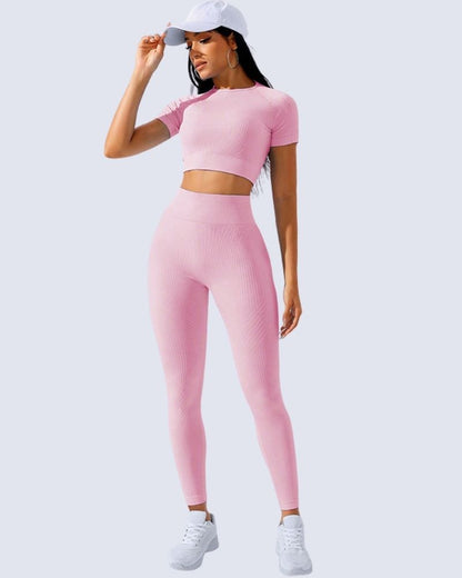 High-Waisted Sculpt Fit Yoga & Fitness Set